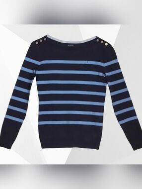 Tommy Hilfiger Crew Neck Shirt w/Shoulder Buttons